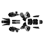 kawasaki kx500 graphics kit 1989-1998 rail series smoke