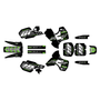 kawasaki kx500 graphics kit 1989-1998 rebel series green
