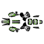 kawasaki kx500 graphics kit 1989-1998 rebel series cyan