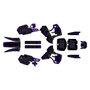 kawasaki kx500 graphics kit 1989-1998 twitch series purple