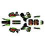 kawasaki kx500 graphics kit 1999-2004 axis series red
