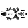 kawasaki kx500 graphics kit 1999-2004 speed series smoke