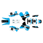 kawasaki kx500 graphics kit 1999-2004 speed series cyan