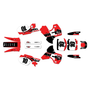 kawasaki kx500 graphics kit 1999-2004 speed series red