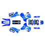 kawasaki kx500 graphics kit 1999-2004 split series blue