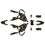 surron ultra-r graphics kit all years twitch series gold