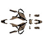 surron ultra-r graphics kit all years whiplash series tan