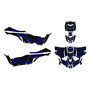 yamaha yxz1000r graphics kit 2019-2025 electron series blue