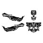 yamaha yxz1000r graphics kit 2019-2025 electron series white