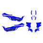 yamaha yxz1000r graphics kit 2019-2025 speed series blue
