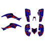 honda trx400ex graphics kit 2005-2007 twitch series blue-shift