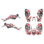 honda trx400ex graphics kit 1999-2004 twitch series red-shift