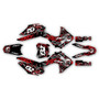 honda crf125f graphics kit 2013-2018 core series red
