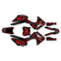 honda crf125f graphics kit 2013-2018 core series red-shift