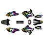 suzuki drz400p graphics kit 2000-2024 raid series rainbow