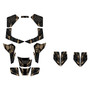 kawasaki kfx80 graphics kit all years twitch series tan