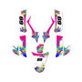 kawasaki kfx50 graphics kit 2003-2006 throwback series magenta