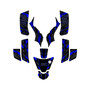 kawasaki kfx50 graphics kit 2003-2006 twitch series blue