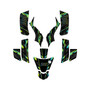 kawasaki kfx50 graphics kit 2003-2006 twitch series lime