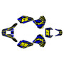 suzuki dr350 graphics kit 1990-2000 prime series blue-shift