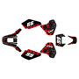 suzuki dr350 graphics kit 1990-2000 revolt series red