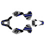 suzuki dr350 graphics kit 1990-2000 shaders series blue