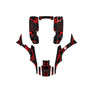 honda trx300ex graphics kit 1993-2006 twitch series red