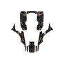 honda trx300ex graphics kit 1993-2006 twitch series tan