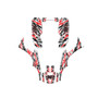 honda trx300ex graphics kit 1993-2006 twitch series red-shift