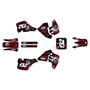 suzuki rm125 graphics kit 1989-1992 core series red