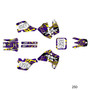 suzuki rm125 graphics kit 1989-1992 snagged series purple