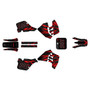 suzuki rm125 graphics kit 1989-1992 twitch series red