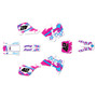 suzuki rm125 graphics kit 1989-1992 whiplash series magenta