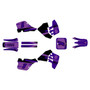suzuki rm250 graphics kit 1989-1992 blaze series purple