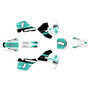 suzuki rm250 graphics kit 1989-1992 blaze series teal