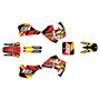 suzuki rm250 graphics kit 1989-1992 veneer series red