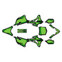 kawasaki kx100 graphics kit 2014-2021 ember series green