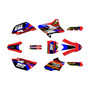 yamaha yz85 graphics kit 2015-2018 warrior series red