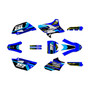 yamaha yz85 graphics kit 2019-2021 warrior series blue