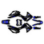 honda crf125f graphics kit 2013-2018 rebel series blue