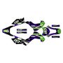 kawasaki klx140 graphics kit 2008-2018 hiroshima series purple