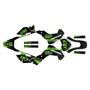 kawasaki klx140 graphics kit 2008-2018 hiroshima series green-shift