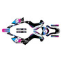kawasaki klx140 graphics kit 2008-2018 turbo series magenta