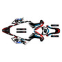 kawasaki klx140r graphics kit 2019-2026 division series red