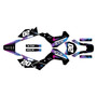 kawasaki klx140r graphics kit 2019-2026 spear series magenta
