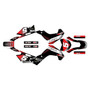 kawasaki klx140r graphics kit 2019-2026 turbo series red
