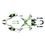 kawasaki klx140r graphics kit 2019-2026 turbo series green-shift