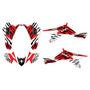 suzuki ltz400 graphics kit 2009-2014 raid series red