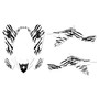 suzuki ltz400 graphics kit 2009-2014 raid series white