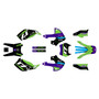 kawasaki klx300 graphics kit 1997-2008 axis series purple